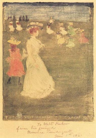 Maurice Prendergast The Breezy Common china oil painting image